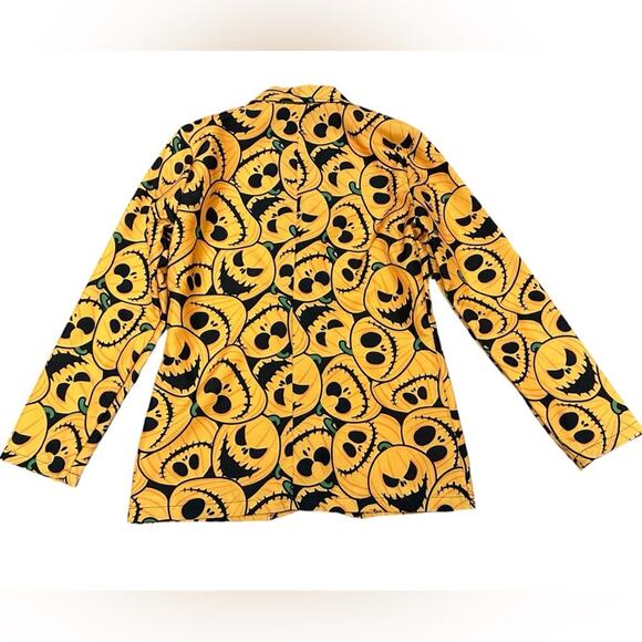 Halloween Pumpkin 3-Piece Suit Mens Size Medium Jacket,Pants & Necktie NWT - Picture 4 of 15